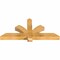 Ekena Millwork Redmond Rough Sawn Timber Gable Bracket, Western Red Cedar, 48"W x 22"H x 4"D x 4"F, 11/12 Pitch GBW048X22X0404RED00RWR - alternate 2
